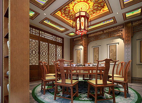 沛县中式古典风格家居装修设计效果图